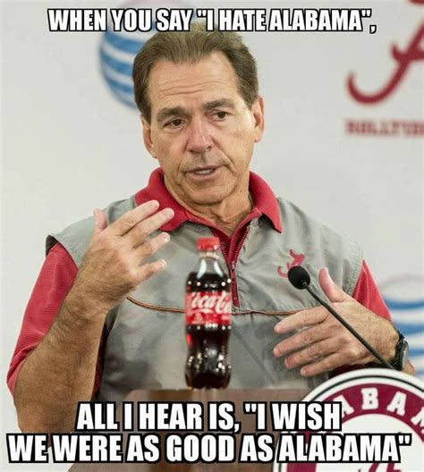 alabama football memes|nick saban football memes.